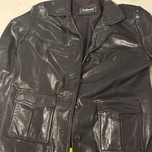 Oakwood Men's Black Leather Jacket
